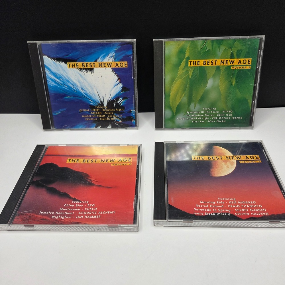 Priority Records The Best New Age CD Lot Vol 1 3 5 6 Vangelis Kitaro Relaxing